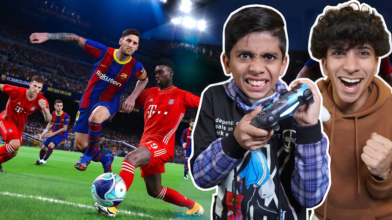 ‏أول مره العب بيس ضد أخوي حيدر PES 2021￼ 🔥😱