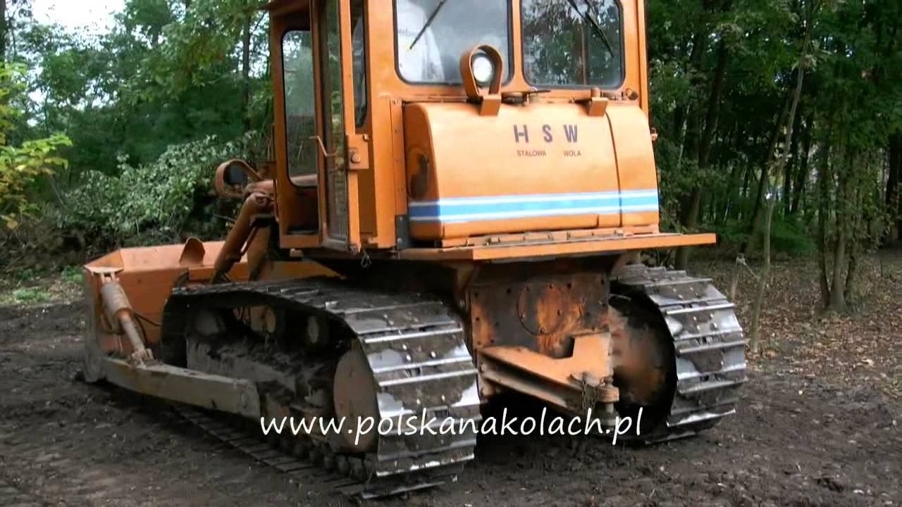 Polski robot budowlany - spycharka gąsienicowa Huta Stalowa Wola