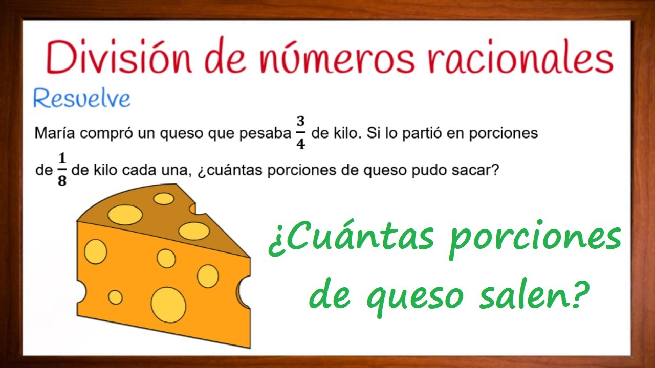 Como resolver problemas de división de fracciones