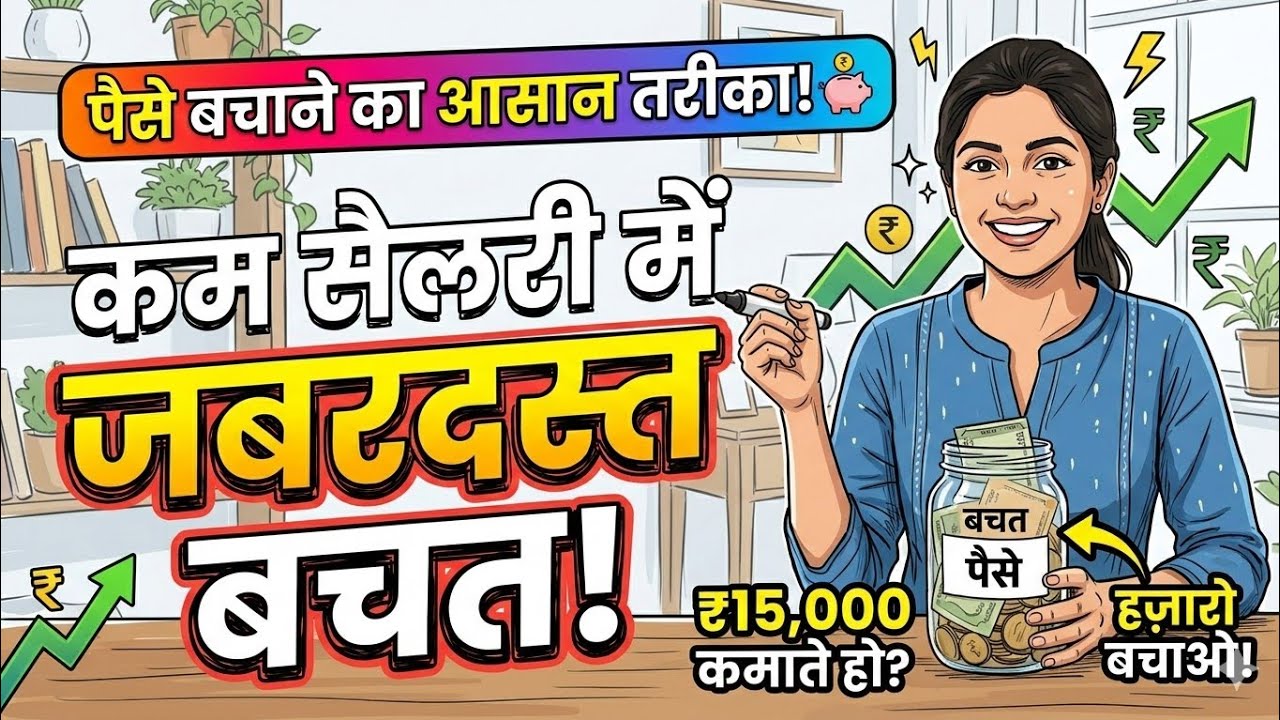 कम कमाई में अमीर बनने का सीक्रेट || पैसे बचाने के 5 आसान तरीके 