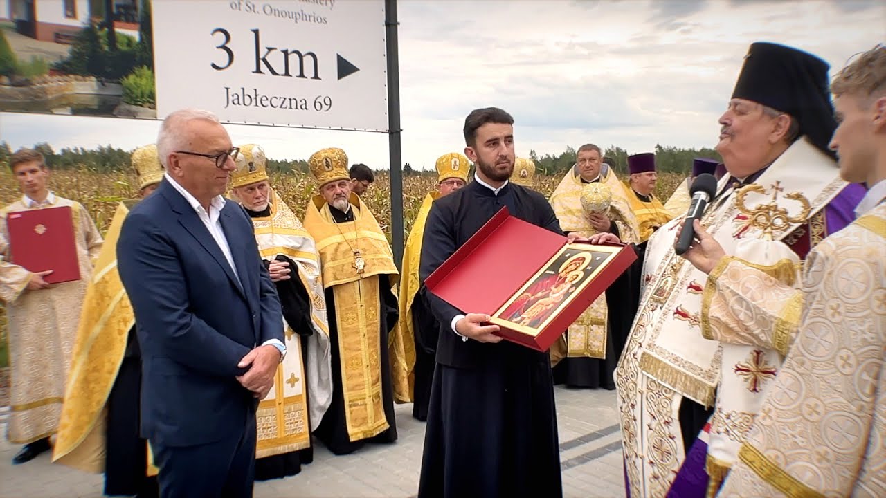 Podziękowania z okazji poświęcenia kaplicy w Jabłecznej