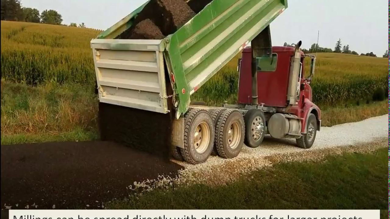 Asphalt Millings with Hawk Seale-Millings Blend