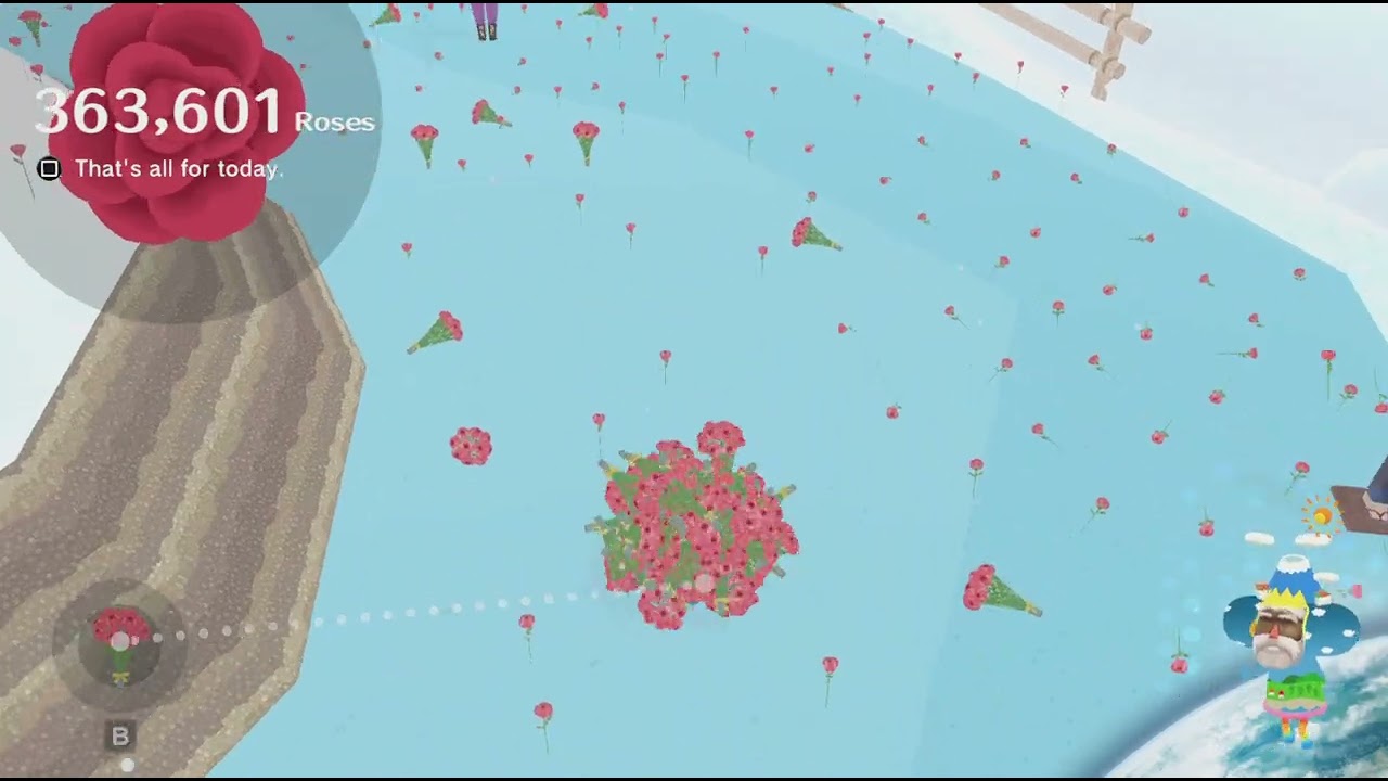 We Love Katamari 1 million roses stage part 31