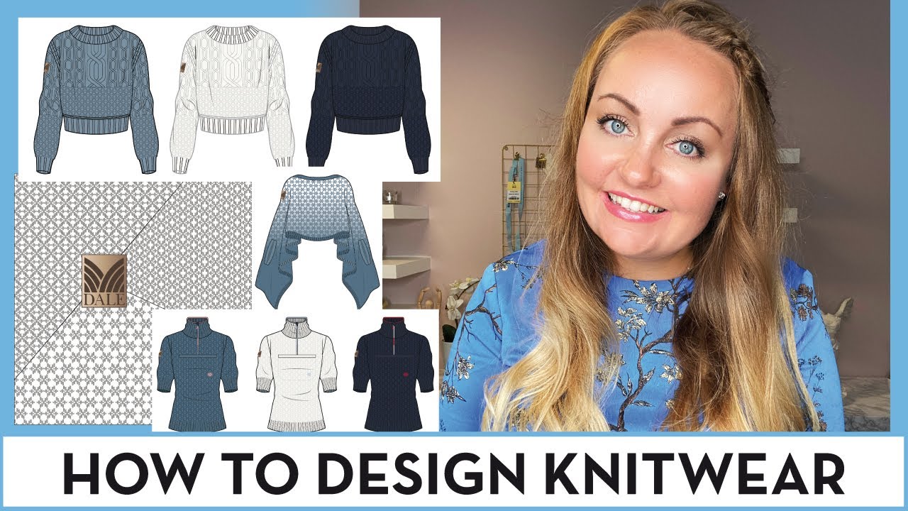 How to design knitwear & create knitwear patterns in AI / fashion secrets