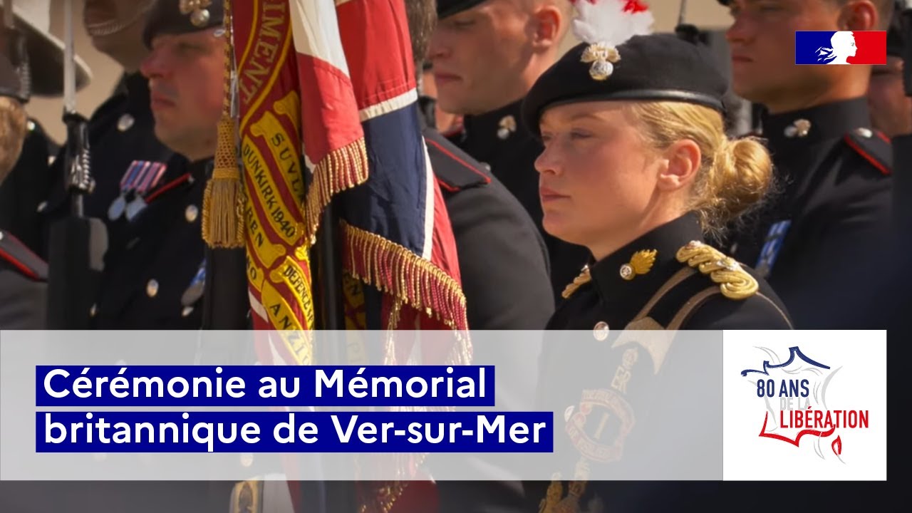 #DDay80 I C&eacute;r&eacute;monie au M&eacute;morial britannique de Ver-sur-Mer