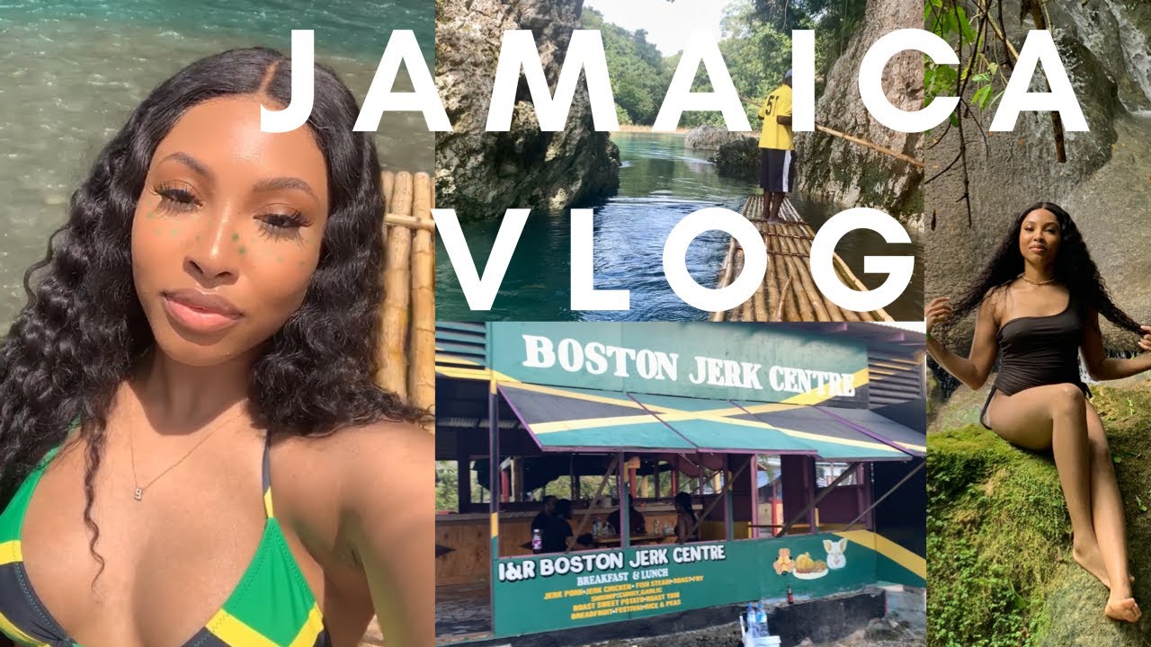 JAMAICA VLOG: Reach Falls, Blue Lagoon, Boston Jerk, GeeJam & More! | Bryanna Sinclair