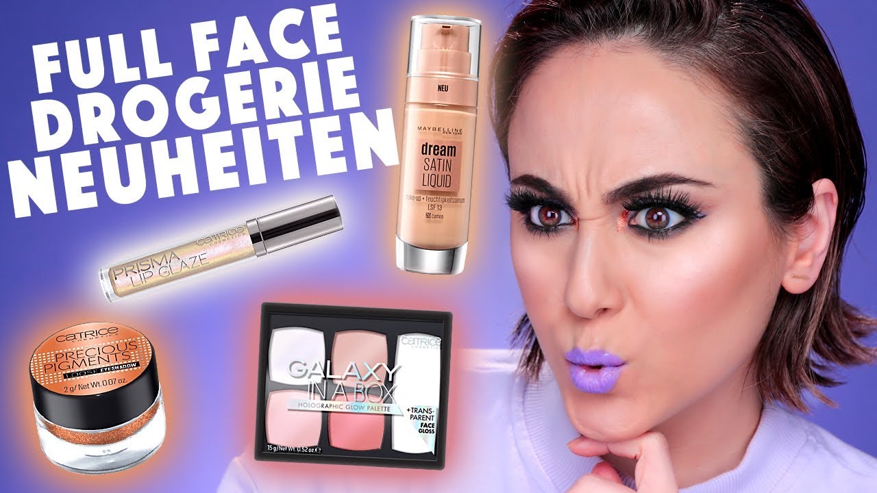 Full Face mit DROGERIE NEUHEITEN 🔥 | CATRICE, L.O.V, MAYBELLINE | First Impression | Hatice Schmidt