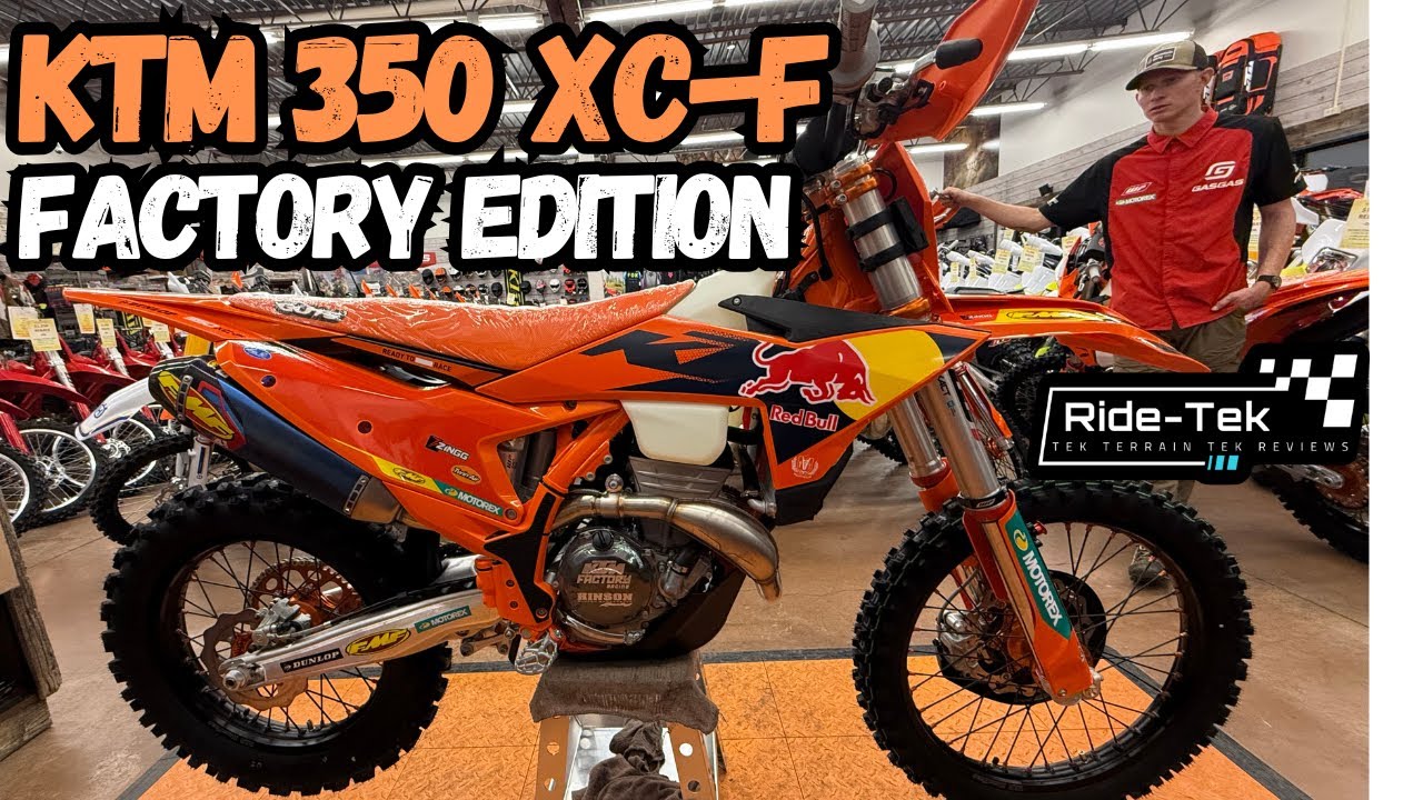Первый взгляд на KTM 350 XC-F Factory Edition 2025 года!