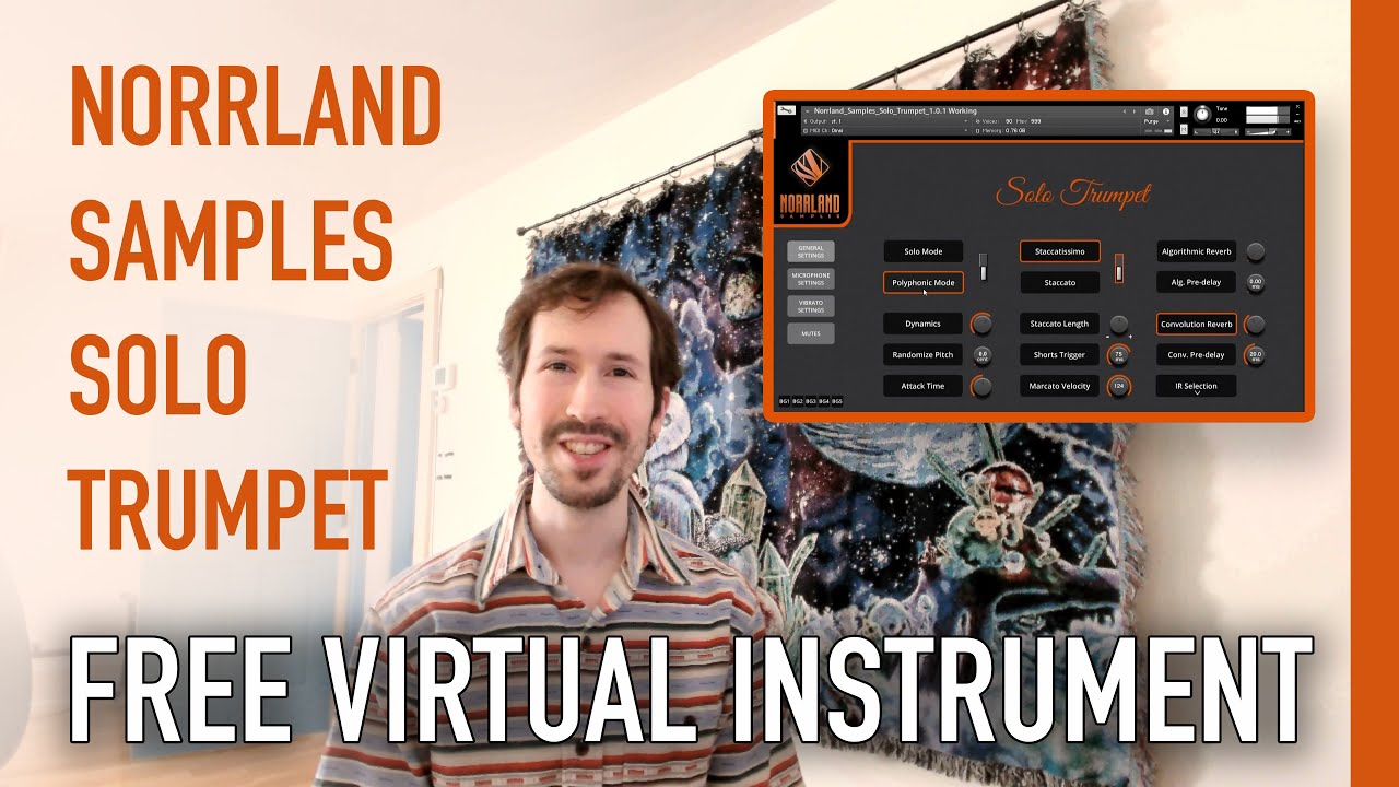 Norrland Samples Solo Trumpet - Free Virtual Instrument - Walkthrough