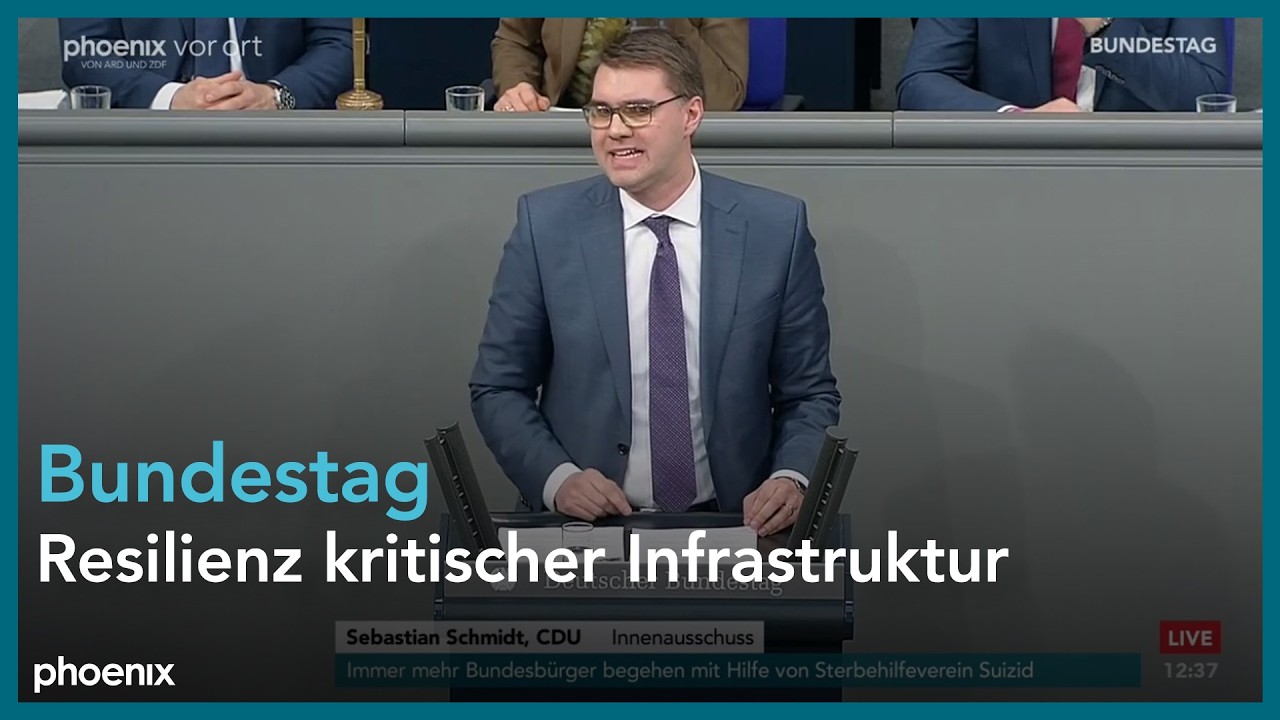Bundestagsdebatte zur Resilienz kritischer Infrastruktur am 29.01.26