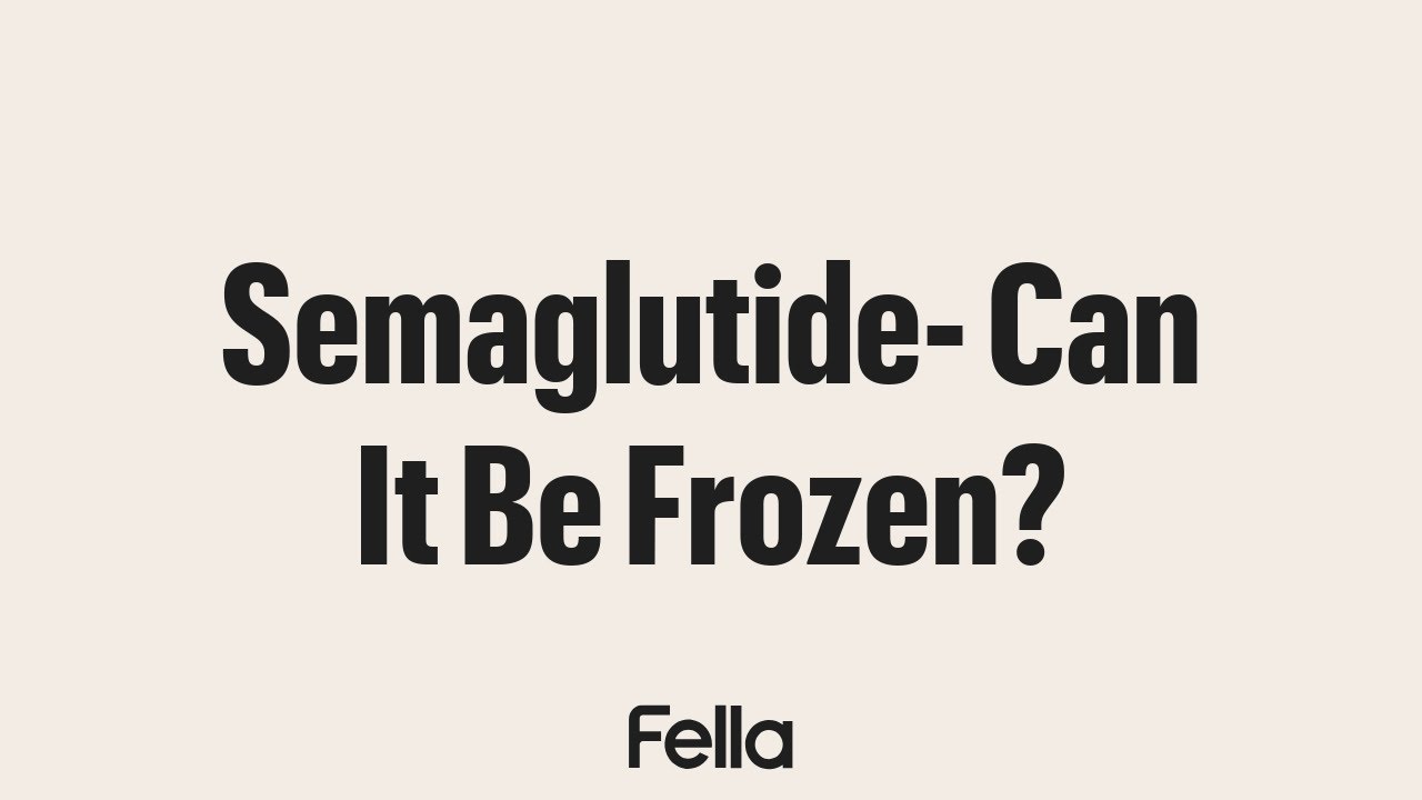 Can you freeze semaglutide? Storage guidelines explained