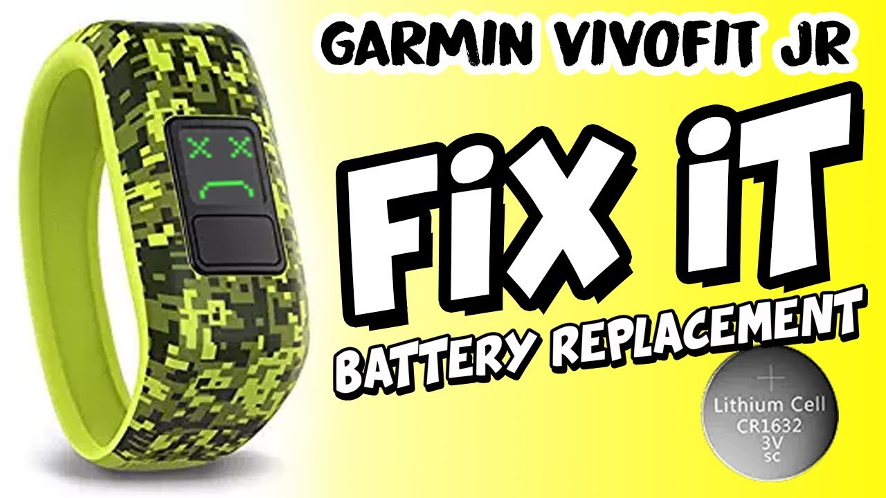 How to change Vivofit Jr Battery. Batter Replacement is  a  Fast & Easy Repair
