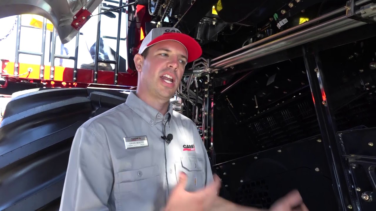 Регулировка комбайна Case IH с помощью специалиста по комбайнам Дэвида Бута