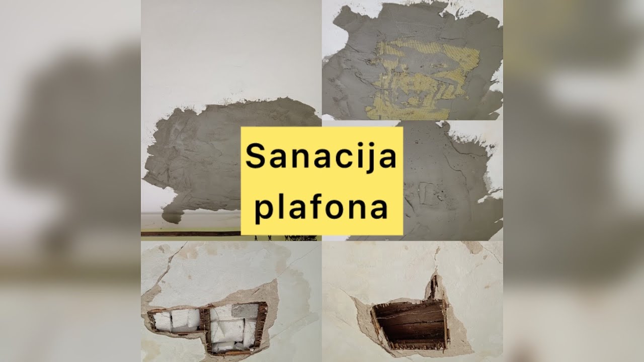 #kako SANIRATI PLAFON? (Kara-tavan - pogledaj u videu)