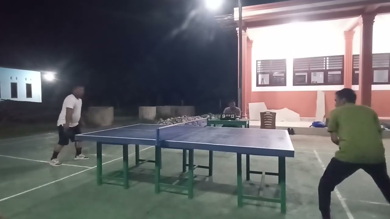 Tenis Meja | Majelis Hukum, Wakaf dan Kehartabendaan VS PRM Sari Kenanga 