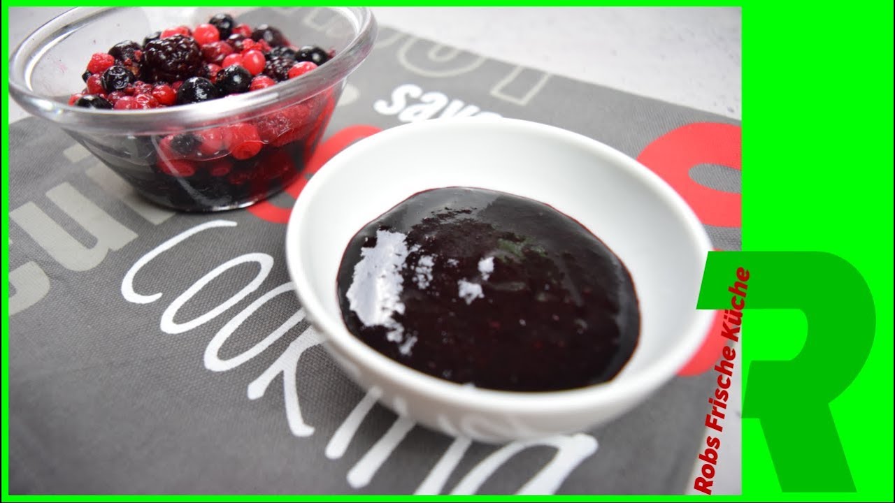 Frucht Coulis (Kernlose Fruchtsoße)