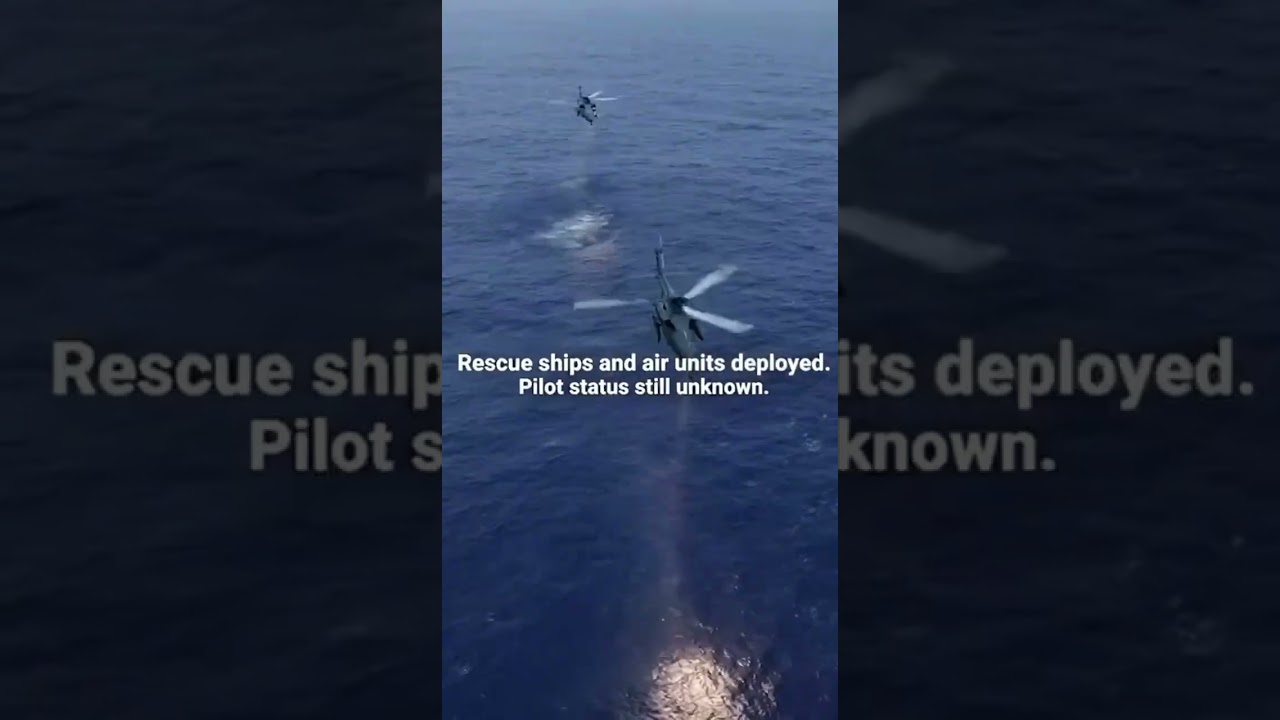 Taiwan F-16 Crashes at Sea &mdash; Pilot Ejected & Rescue Underway