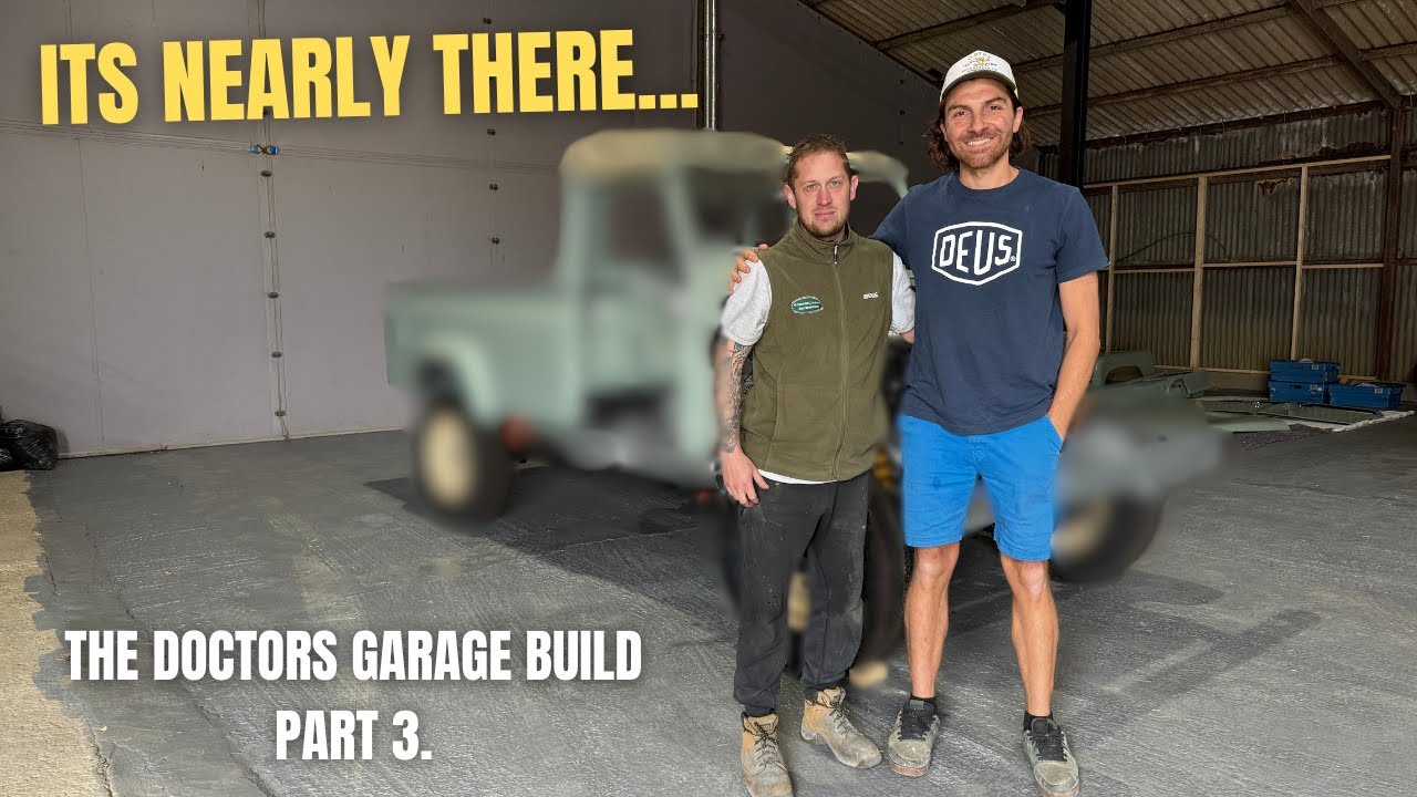 ITS NEARLY THERE...... THE DOCTORS GARAGE BUILD PART 3