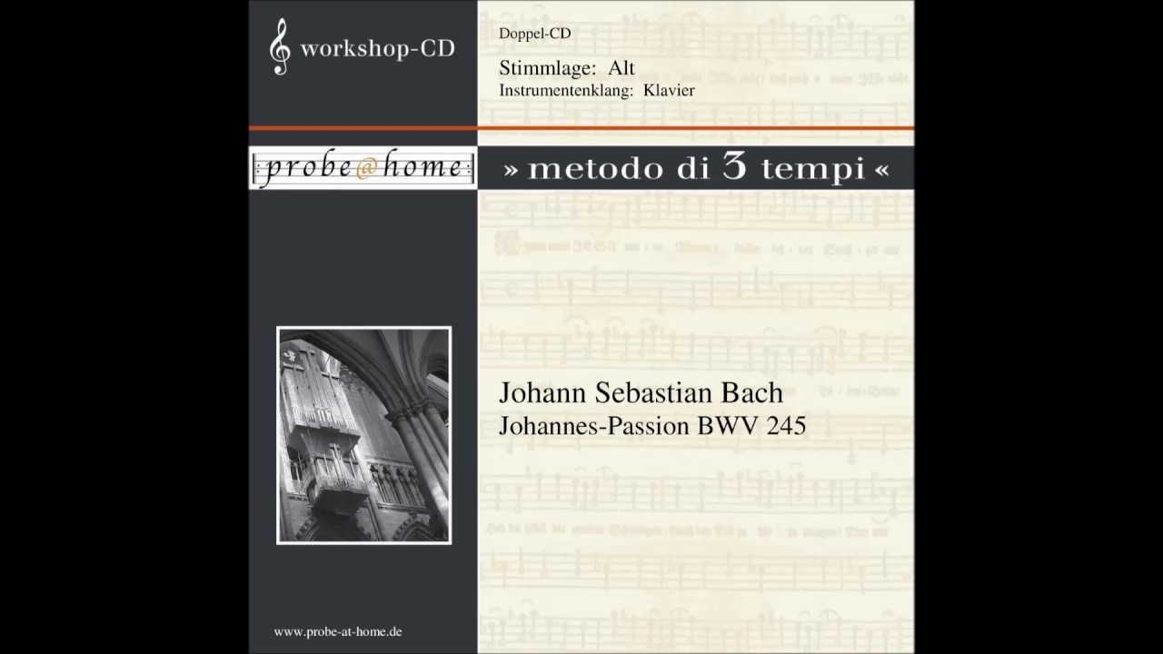 Herr, unser Herrscher-Johannes-Passion / St. John Passion - Alto - Alt - T1