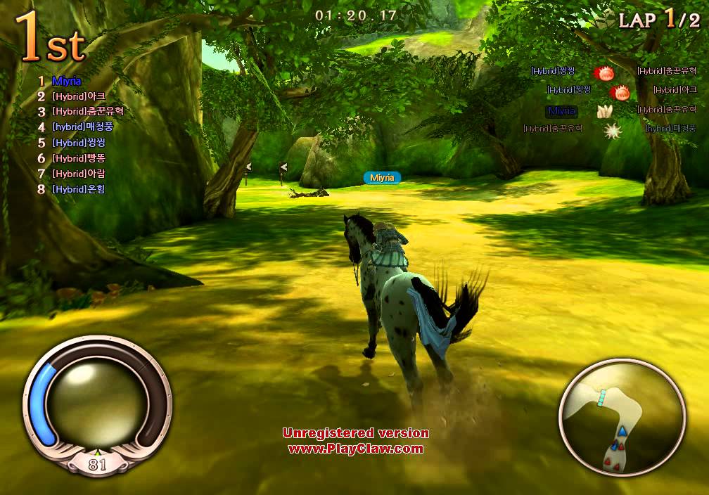 Alicia online racing game 4