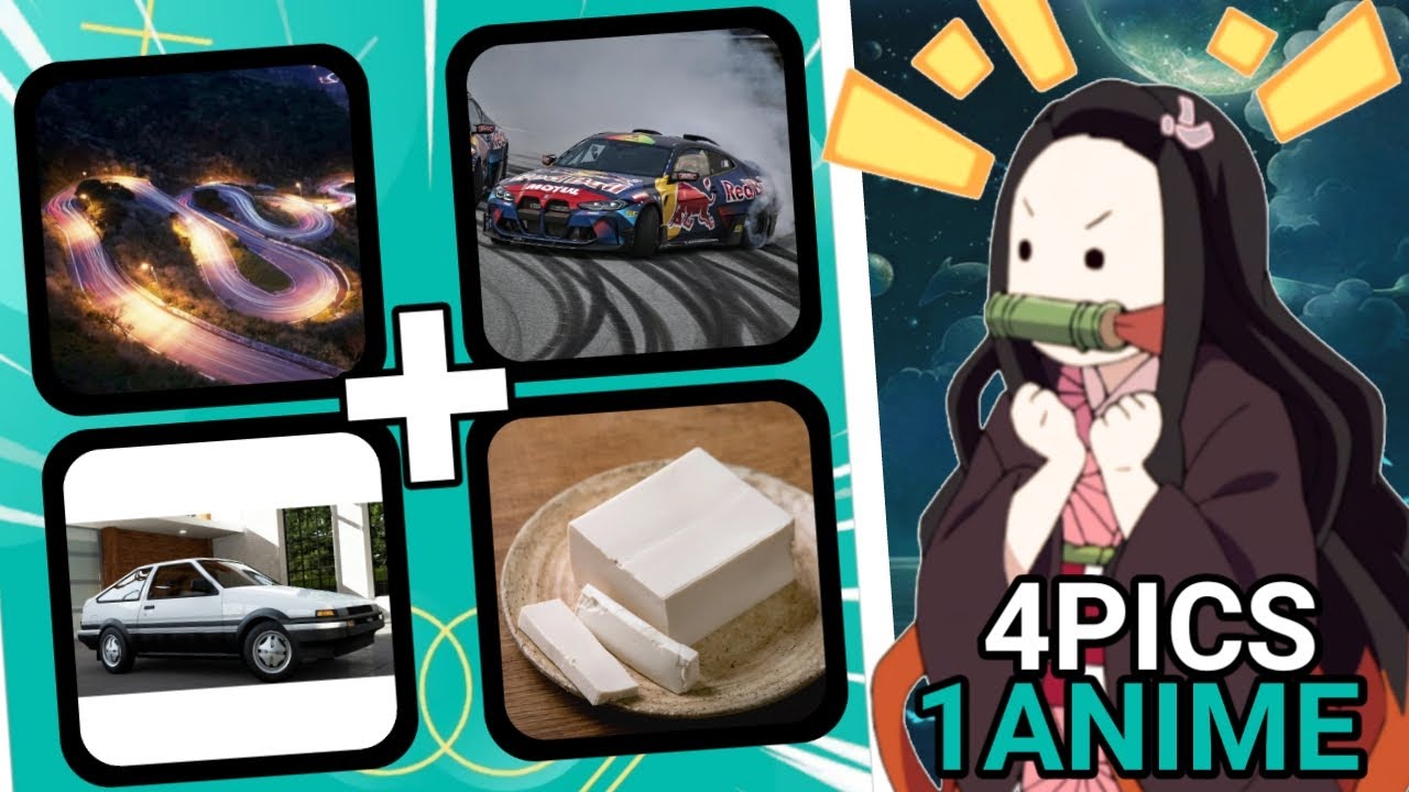 ⭐ GUESS 25 ANIME From 4 PICTURES ⭐