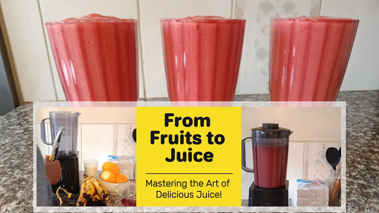 How to Make the Best Homemade Fresh Juice | Quick, Healthy & Refreshing Recipe