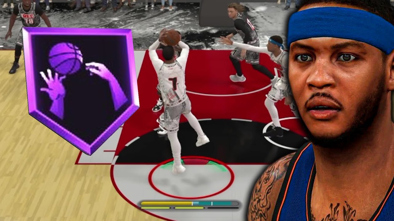 This CARMELO ANTHONY BUILD With 96 MID RANGE Has Rec Players SHOOK on NBA 2K24