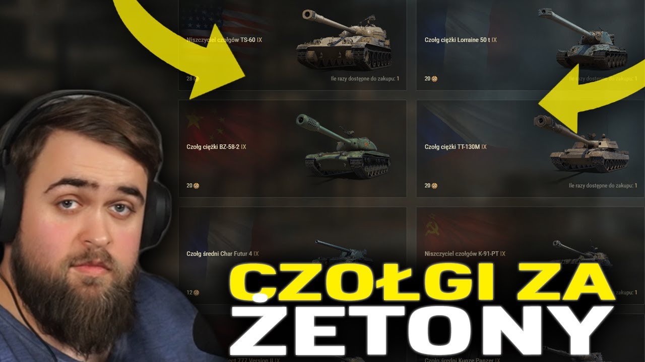 KT&Oacute;RE CZOŁGI ZA ŻETONY WARTO WYBRAĆ?
