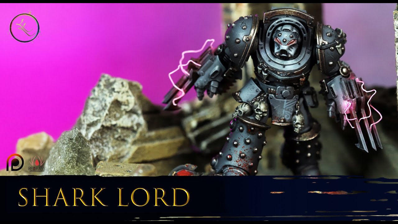 How to Paint Space Sharks Carcharodons Grey Armour