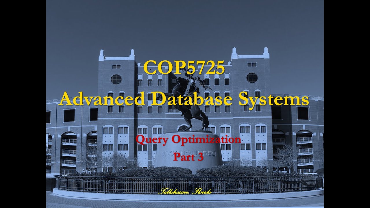 Query Optimization Part 3