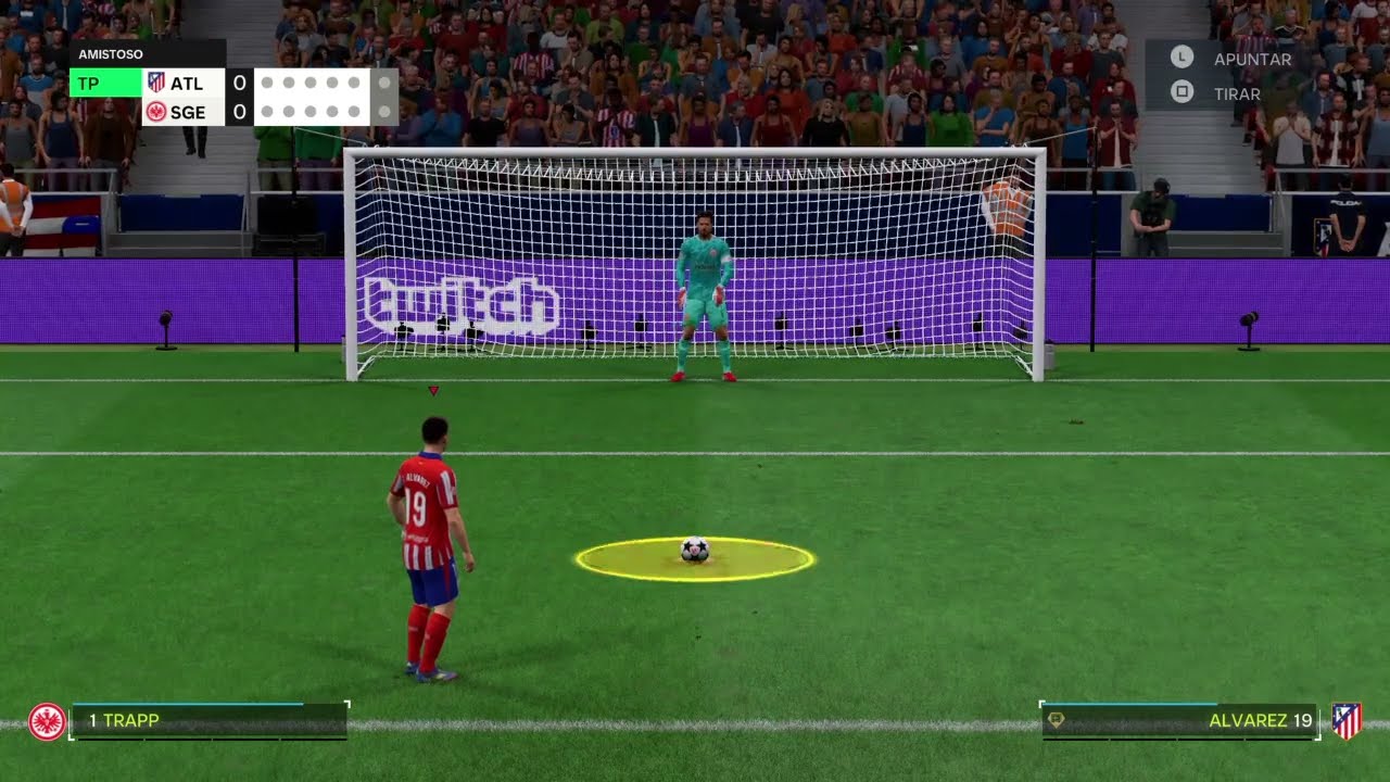EA SPORTS FC 25 | Atletico de Madrid vs E. Frankfurt: Tanda de Penales | UEFA Champions League 25/26