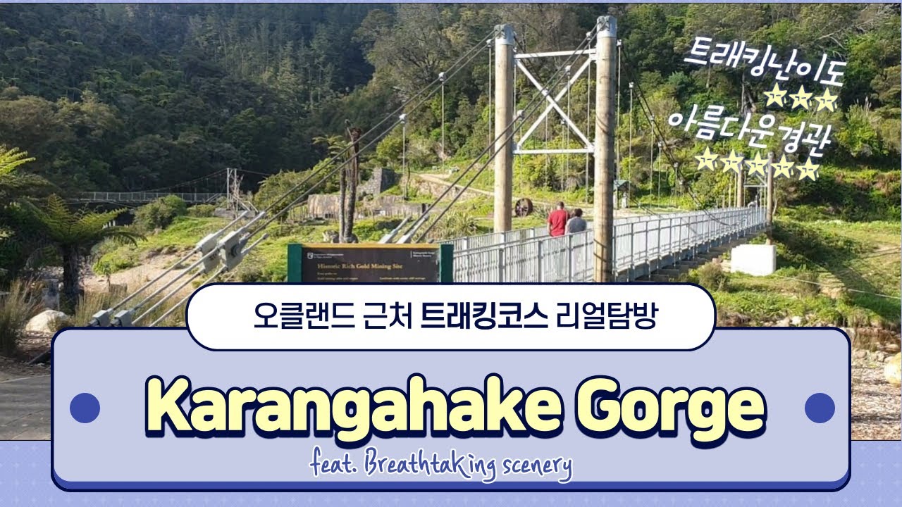 #2 Vlog [트래킹] 카랑아하케고지 Karangahake Gorge / Windows Walk / 1시간 코스1
