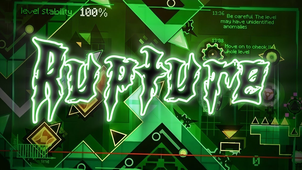 Rupture [Slowed] 》Geometry Dash 2.2