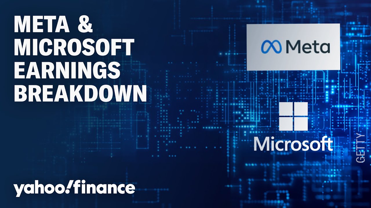 Meta and Microsoft stocks surge on earnings reports that topped Wall Street's expectations
