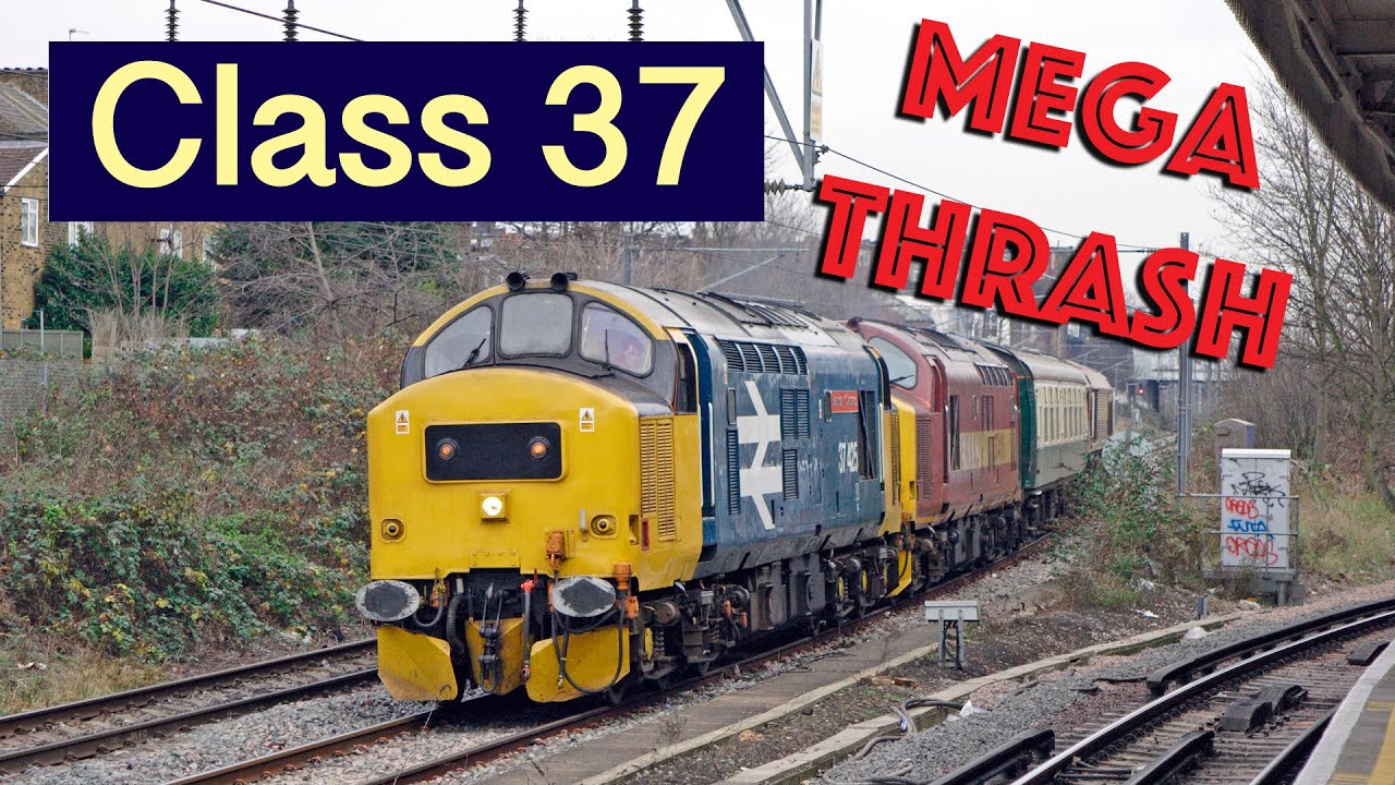 Class 37 Diesel Locomotive MEGA THRASH