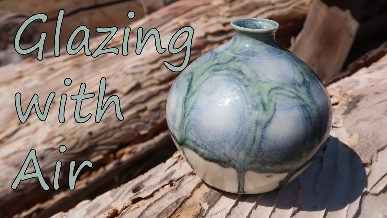 Glazing Pottery with an Air Compressor - 2nd Try