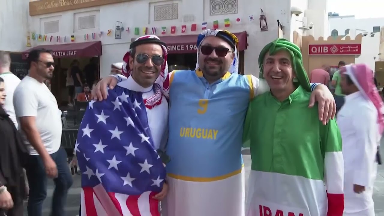 Iran & US fans react ahead of Group B final round match | USMNT | Qatar 2022 World Cup