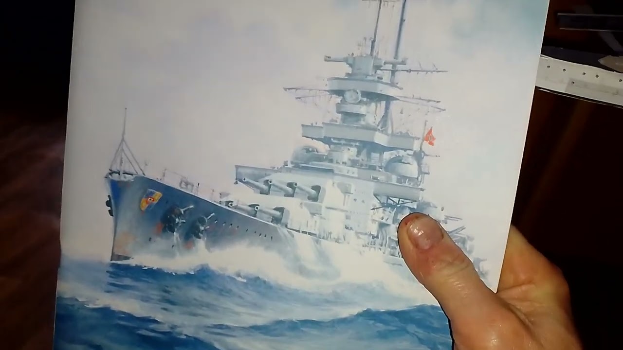 Pierwszy model okrętu. ORP Conrad.