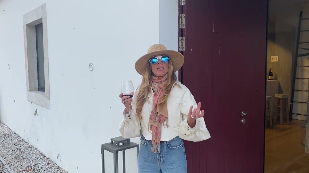 Sippin' on wine while getting pampered at Torre De Palma Wine Hotel and Spa #WineHotelVibes #Wine