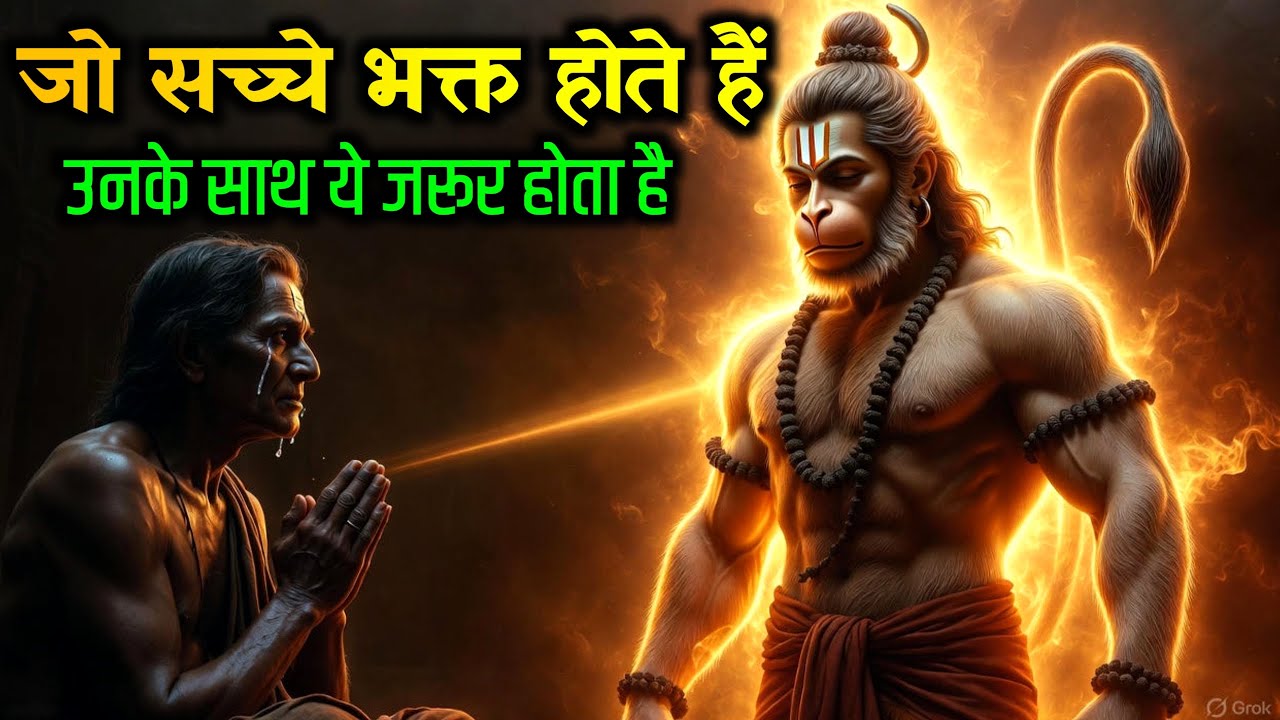 जो सच्चे भक्त होते हैं उनके साथ ये जरूर होता है @divinehanuman23 