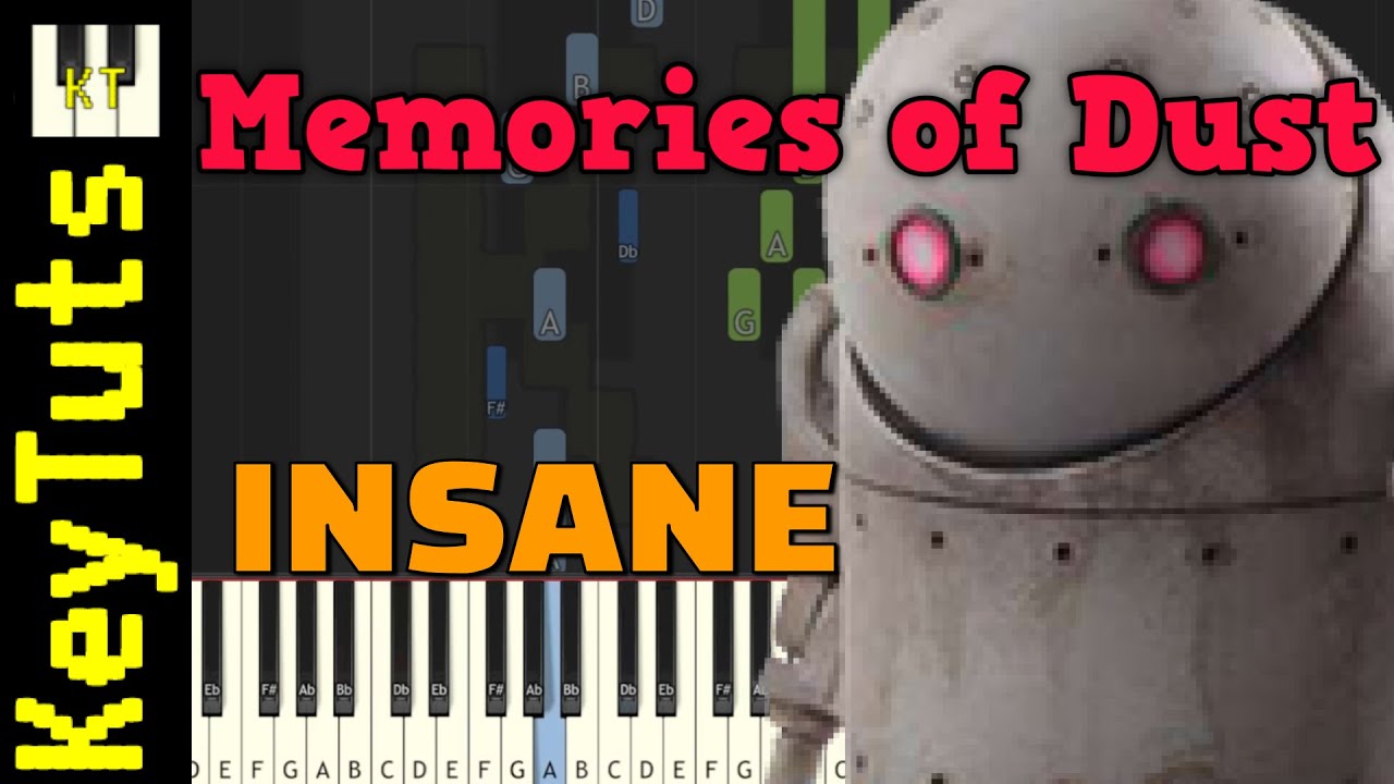 Memories of Dust [NieR: Automata] - Insane Mode [Piano Tutorial] (Synthesia)