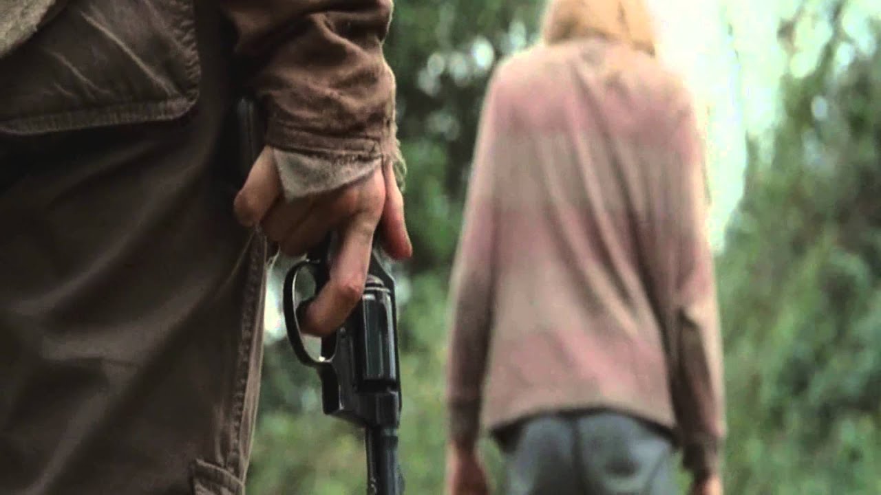 The Walking Dead Scene - Just look at the flowers Lizzie