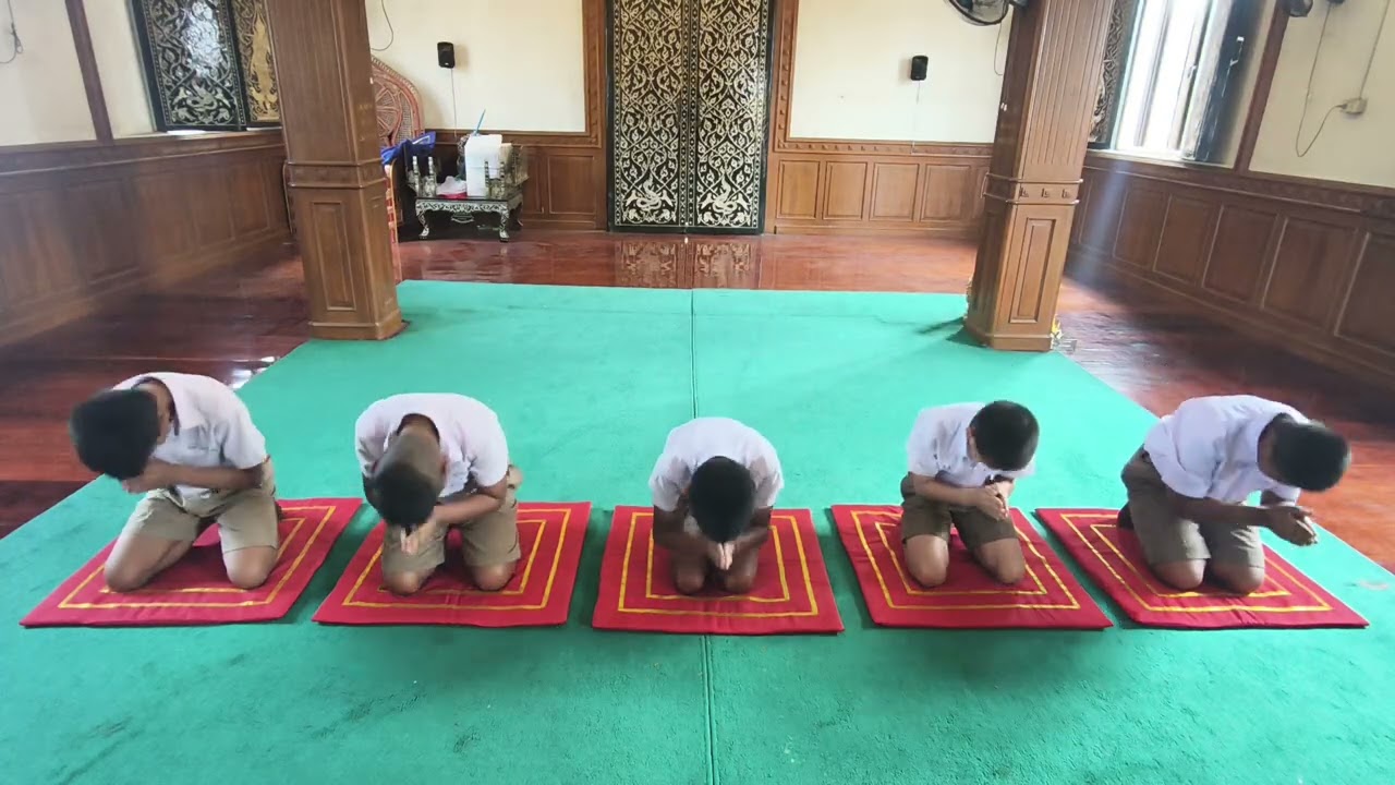 สวดมนต์ทำนองสรภัญญะประถมชายปี2569โรงเรียนบ้านทรงธรรม