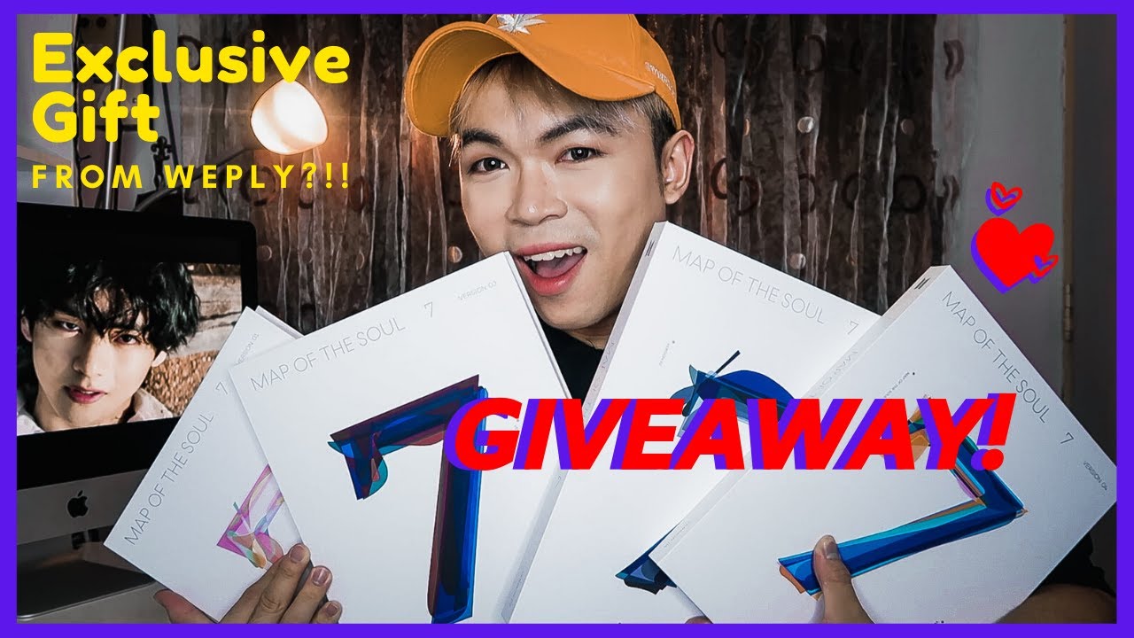 [GIVEAWAY + UNBOXING] Malaysian Army First Time Buying BTS Album Set! Map Of The Soul 7