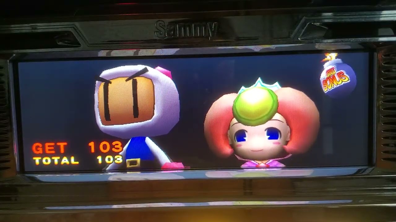 Bomberman Victory (Pachislot) - Big Bonus and Bomber Time