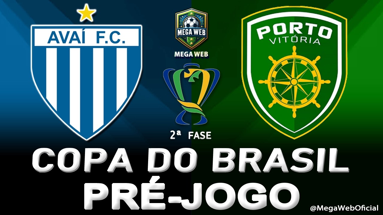 AVAÍ x PORTO VITÓRIA - AO VIVO (COPA DO BRASIL 2026 -- 2ª Fase) - Narração