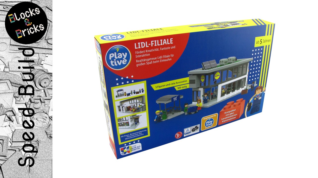 Lidl Playtive Clippys LIDL-Filiale Speed Build