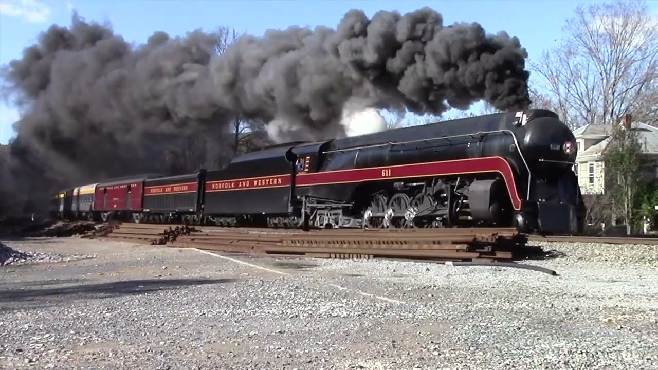 Norfolk & Western #611 on the Shenandoah Valley Limited, October 24, 2025