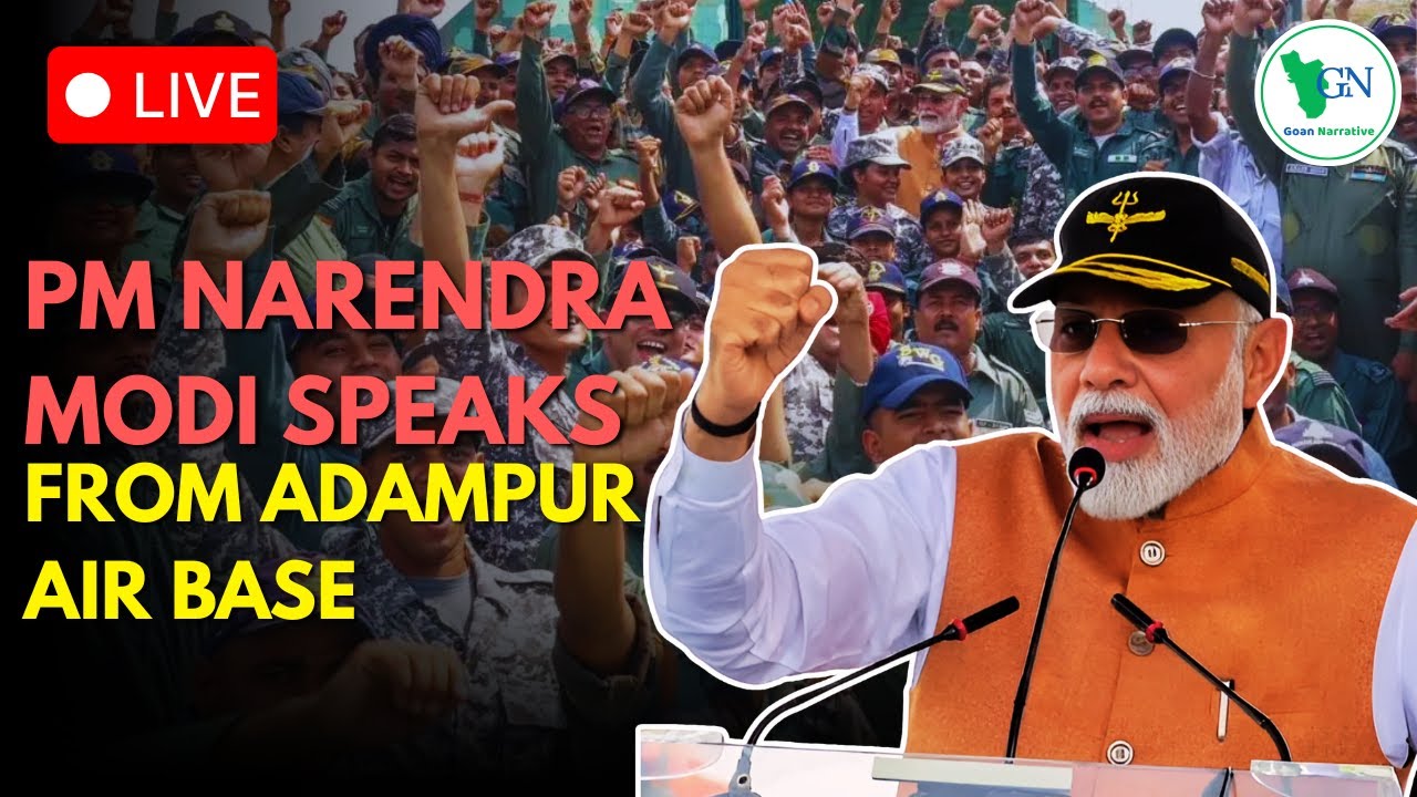 PM Narendra Modi Speaks from Adampur Air Base
