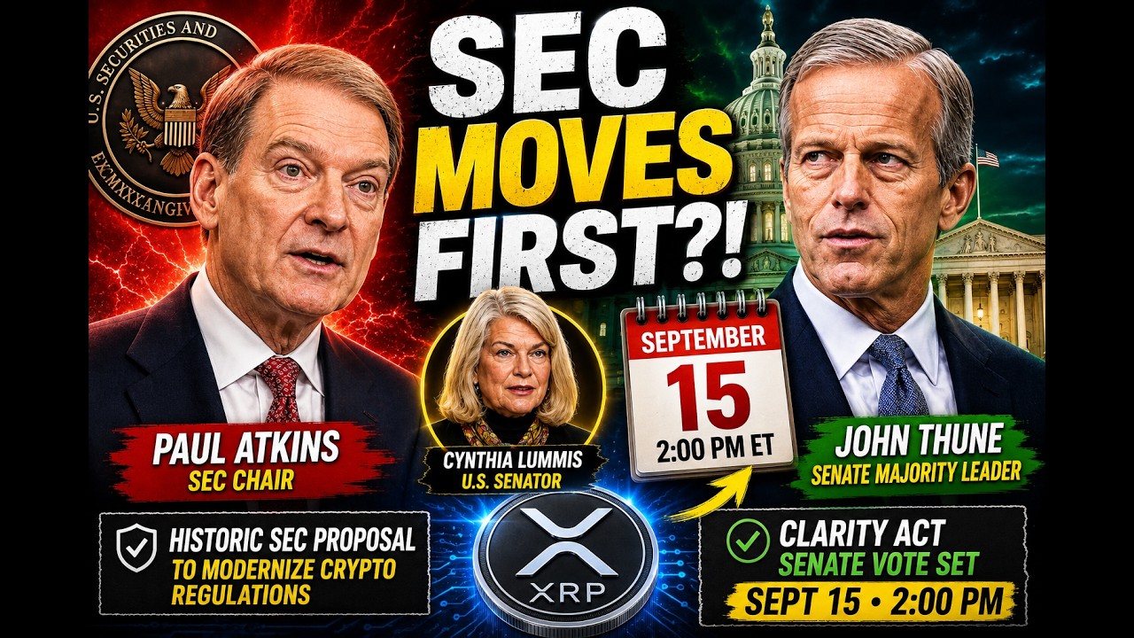 SEC Just Proposed New Crypto Rules &mdash; XRP, CLARITY Act & Sept. 15 Vote